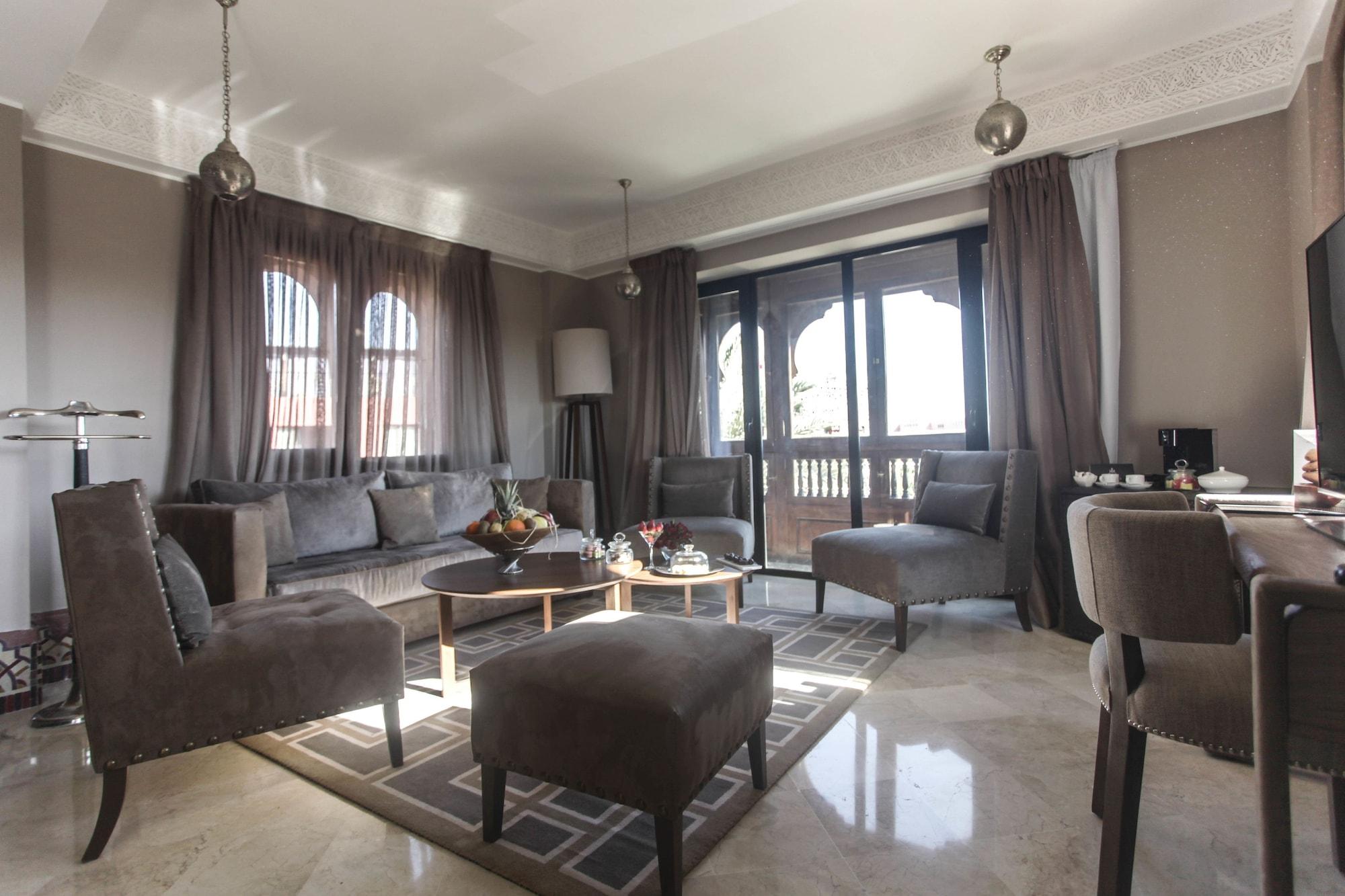 海微尼格spa酒店 马拉喀什 外观 照片 A living room