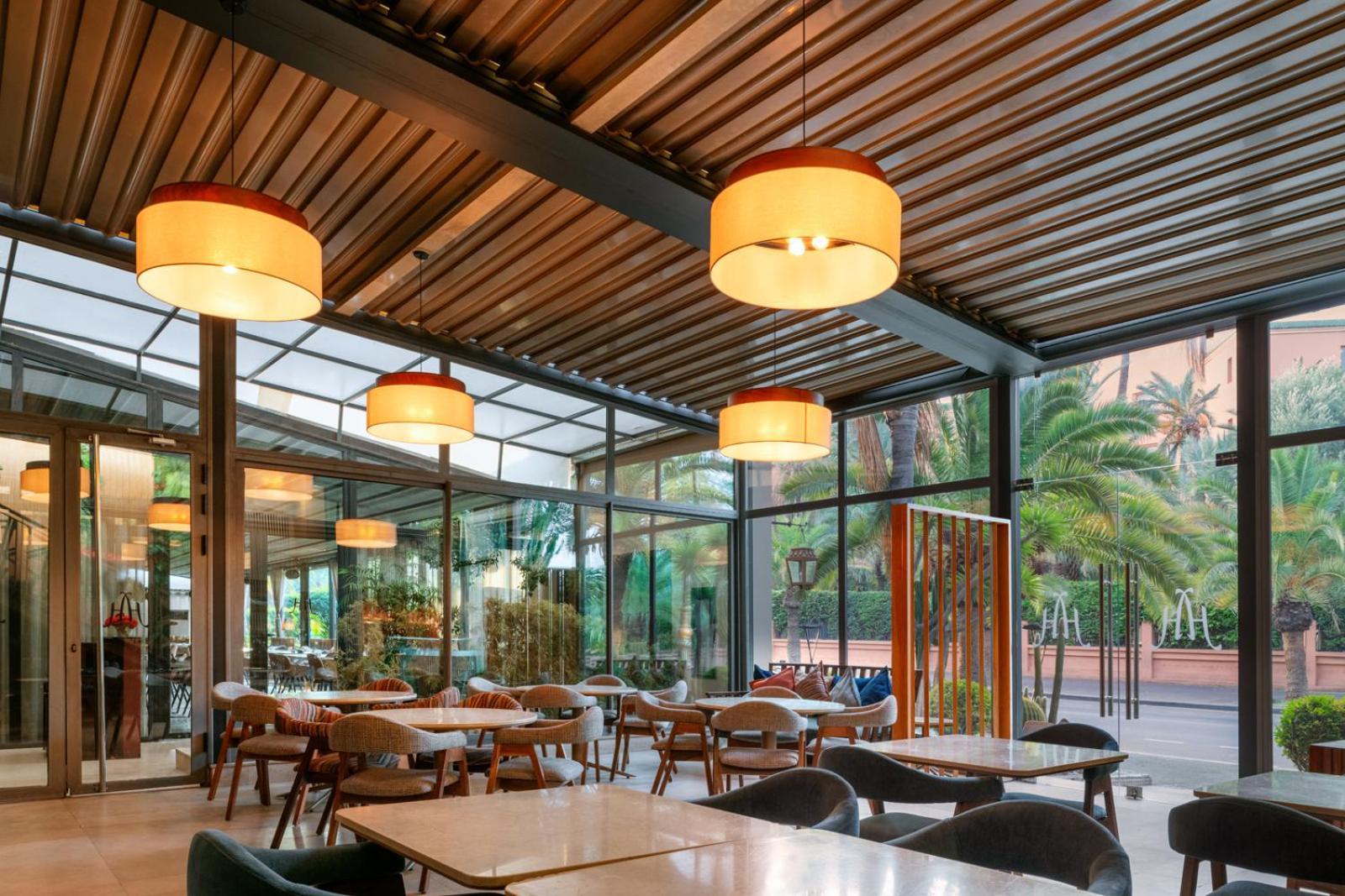 海微尼格spa酒店 马拉喀什 外观 照片 The interior of the restaurant