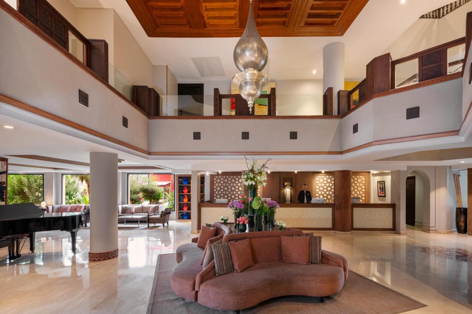 海微尼格spa酒店 马拉喀什 外观 照片 The lobby of the hotel